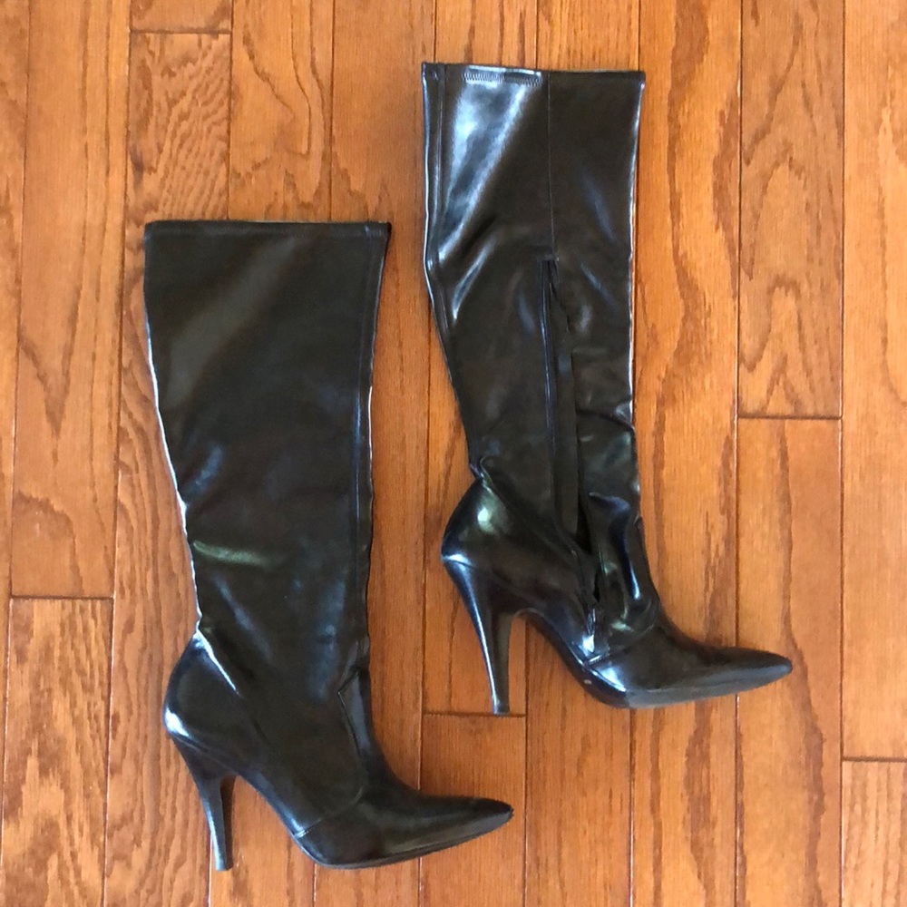 BCBGIRLS Black Leather Boots